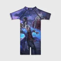 Детский купальный костюм 3D Devil May Cry девил Май край