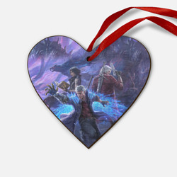 Деревянная игрушка Сердце Devil May Cry девил Май край