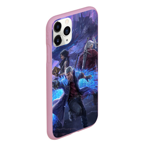 Чехол для iPhone 11 Pro Max матовый Devil May Cry девил Май край, цвет розовый - фото 3