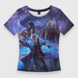 Женская футболка 3D Slim Devil May Cry девил Май край