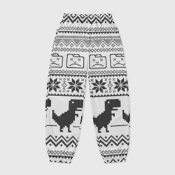 Женские джоггеры оверсайз 3D Свитер с T-rex'ами