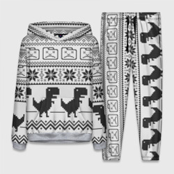 Женский костюм с толстовкой 3D Свитер с T-rex'ами