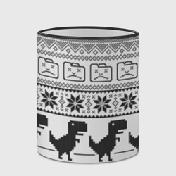 Кружка с полной запечаткой Свитер с T-rex'ами - фото 2