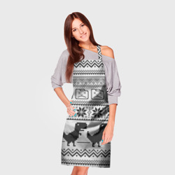 Фартук 3D Свитер с T-rex'ами - фото 2