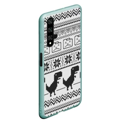 Чехол для Honor 20 Свитер с T-rex'ами - фото 2