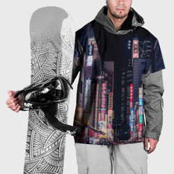Накидка на куртку 3D Ночной Токио