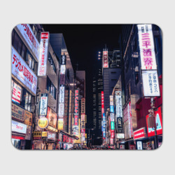 Прямоугольный коврик для мышки Ночной Токио