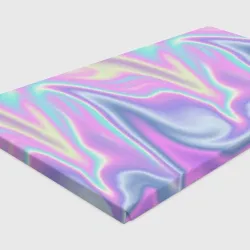 Холст прямоугольный Vaporwave волны голографические текстура переливается - фото 2