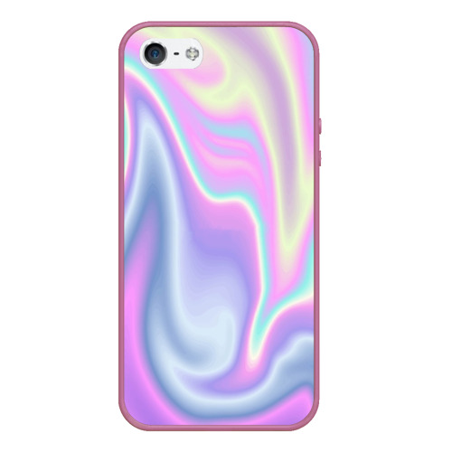 Чехол для iPhone 5/5S матовый Vaporwave, цвет розовый