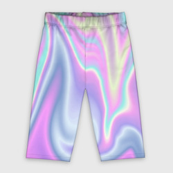 Велосипедки 3D Vaporwave волны голографические текстура переливается