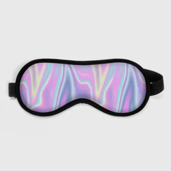 Маска для сна 3D Vaporwave волны голографические текстура переливается