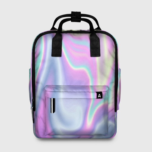 Женский рюкзак 3D с принтом Vaporwave, вид спереди #2