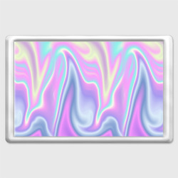 Магнит 45*70 Vaporwave волны голографические текстура переливается