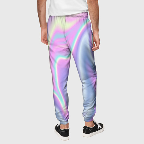 Мужские брюки 3D с принтом Vaporwave, вид сзади #2