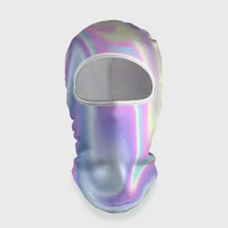 Балаклава 3D Vaporwave волны голографические текстура переливается