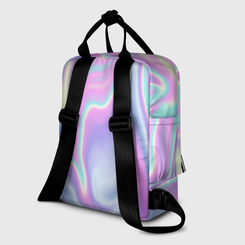Женский рюкзак 3D с принтом Vaporwave, вид сзади #1