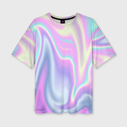 Женская футболка oversize 3D Vaporwave