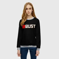 Женский свитшот 3D Rust - фото 2