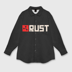 Мужская рубашка oversize 3D Rust