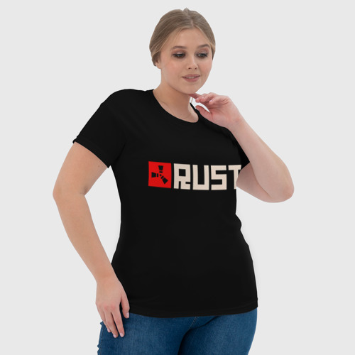 Женская футболка 3D Rust, цвет 3D печать - фото 6