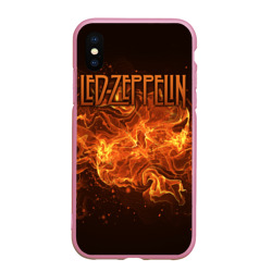 Чехол для iPhone XS Max матовый Led Zeppelin