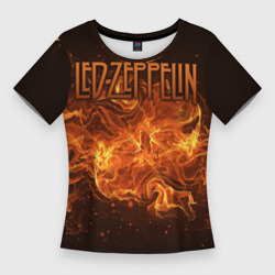 Женская футболка 3D Slim Led Zeppelin