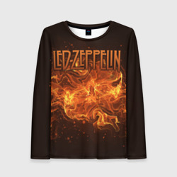 Женский лонгслив 3D Led Zeppelin