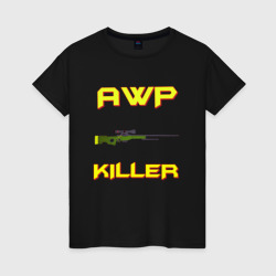 Женская футболка хлопок AWP Killer 2