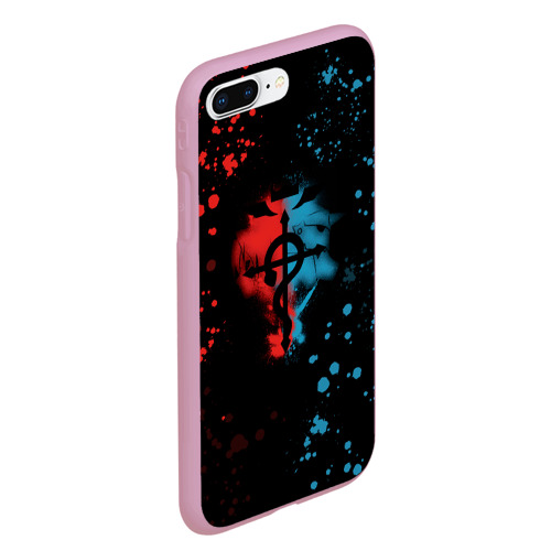 Чехол для iPhone 7Plus/8 Plus матовый Стальной алхимик Fullmetal Alchemist, цвет розовый - фото 3
