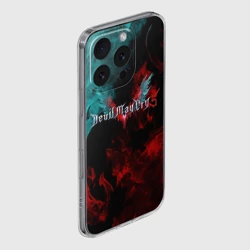 Чехол для iPhone 16 Pro Max силиконовый с защитой камеры Devil May Cry - фото 2