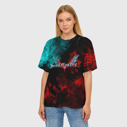 Женская футболка oversize 3D Devil May Cry - фото 2