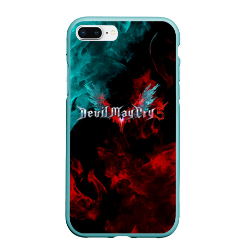 Чехол для iPhone 7Plus/8 Plus матовый Devil May Cry, цвет мятный