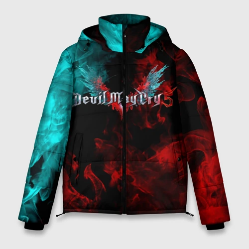 Мужская зимняя куртка 3D Devil May Cry