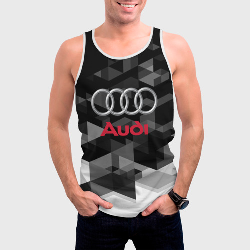 Мужская майка 3D Audi, цвет 3D печать - фото 3