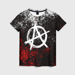 Женская футболка 3D Анархия anarchy