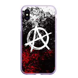 Чехол для iPhone XS Max матовый Анархия anarchy