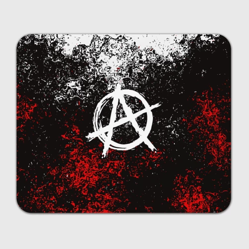 Прямоугольный коврик для мышки Анархия anarchy