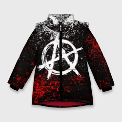 Зимняя куртка для девочек 3D Анархия anarchy