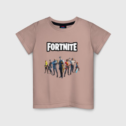 Детская футболка хлопок Fortnite 2 Герои 2 части