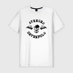 Мужская футболка хлопок Slim Avenged Sevenfold