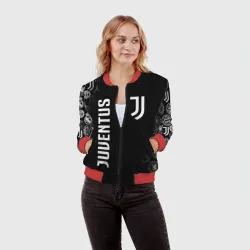Женский бомбер 3D Juventus Ювентус - фото 2