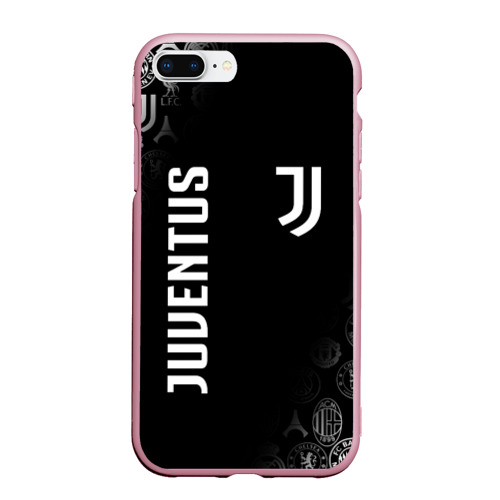 Чехол для iPhone 7/8 Plus матовый с принтом Juventus Ювентус, вид спереди №1