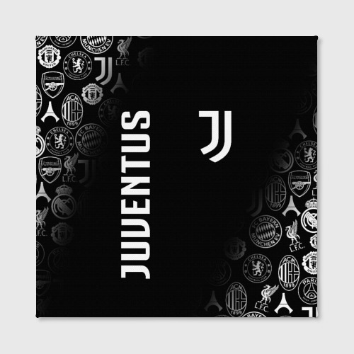 Холст квадратный Juventus Ювентус, цвет 3D печать - фото 2