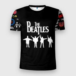 Мужская футболка 3D Slim Beatles Битлз