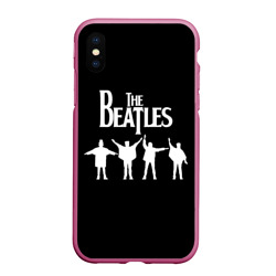 Чехол для iPhone XS Max матовый Beatles Битлз