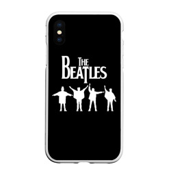 Чехол для iPhone XS Max матовый Beatles Битлз