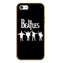 Чехол для iPhone 5/5S матовый Beatles Битлз