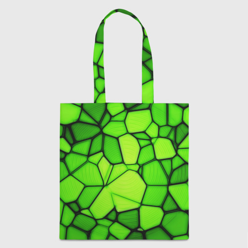 Шоппер 3D Зеленая мозаика