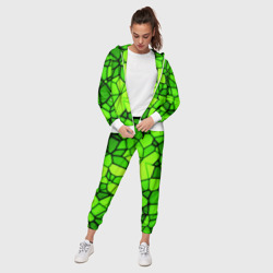 Женский костюм 3D Зеленая мозаика - фото 2