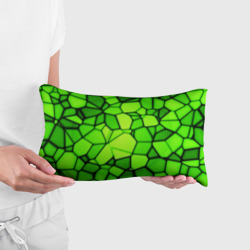 Подушка 3D антистресс Зеленая мозаика - фото 2